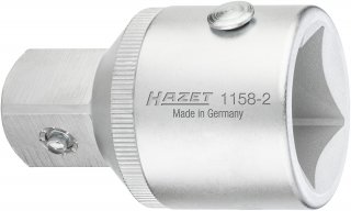 HAZET Reduzierstück 1158-2 ∙ 1 Zoll (25 mm) Vierkant hohl ∙ 3/4 Zoll (20 mm) Vierkant massiv ∙ Länge: 70 mm