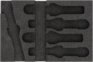 HAZET 2-Komponenten Weichschaumeinlage 163-467L ∙ L x B: 172 mm x 114 mm