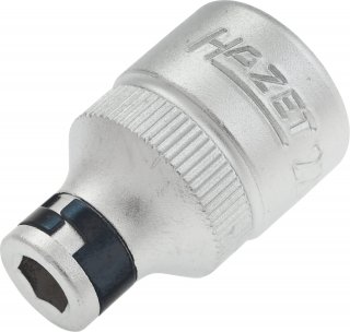 HAZET Adapter 2250-4 ∙ 1/2 Zoll (12,5 mm) Vierkant hohl ∙ 1/4 Zoll (6,3 mm) Sechskant hohl ∙ Länge: 35 mm