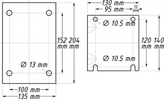 HAZET Schlauchaufroller ∙ offen 9040OS-10 ∙ 20 m