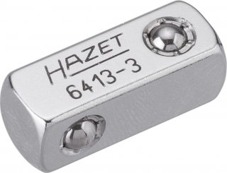 HAZET Durchsteckvierkant 6413-3 ∙ 3/8 Zoll (10 mm) Vierkant massiv ∙ 3/8 Zoll (10 mm) Vierkant massiv ∙ Länge: 25 mm