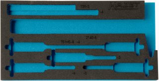 HAZET 2-Komponenten Weichschaumeinlage 163-299L ∙ L x B: 342 mm x 172 mm