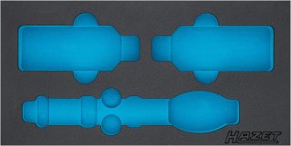 HAZET 2-Komponenten Weichschaumeinlage 163-561L ∙ L x B: 342 mm x 172 mm