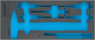 HAZET 2-Komponenten Weichschaumeinlage 163-510L ∙ L x B: 392 mm x 172 mm