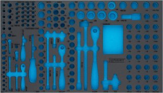 HAZET 2-Komponenten Weichschaumeinlage 163-481LN ∙ L x B: 691 mm x 392 mm