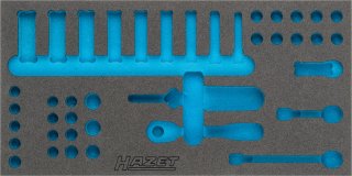 HAZET 2-Komponenten Weichschaumeinlage 163-354L ∙ L x B: 342 mm x 172 mm