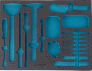 HAZET 2-Komponenten Weichschaumeinlage 163-143L ∙ L x B: 519 mm x 392 mm